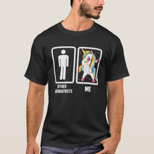 T-shirt D'Autres Psychiatres Vs Moi Unicorn Dabbing