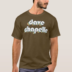 T-shirt Dave Chapelle Typographie rétro Style défraîchi