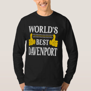 T-shirt Davenport Nom de famille Nom de famille Meilleur D