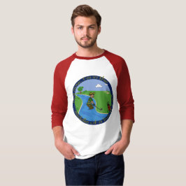 T-shirt d'aventure de golf en direct