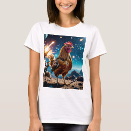 T-shirt d'aventure Sci-Fi pour poulets de l'espace