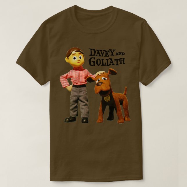 T-shirt Davey et Goliath (Design devant)