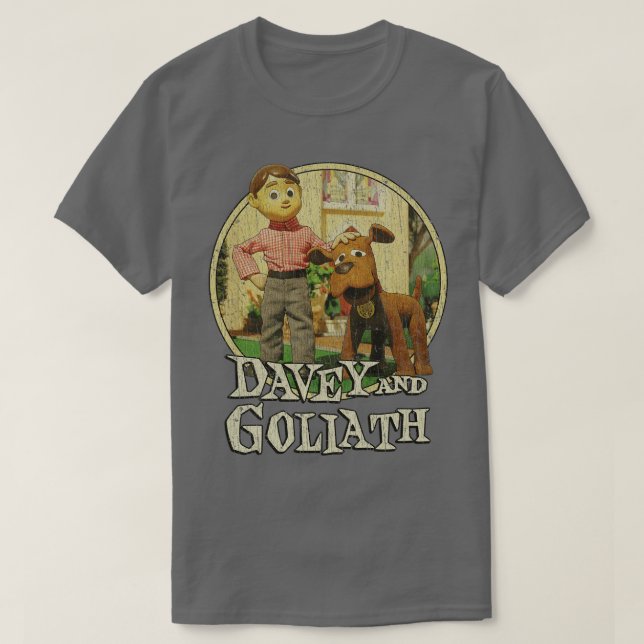 T-shirt Davey et Goliath 1961 (Design devant)