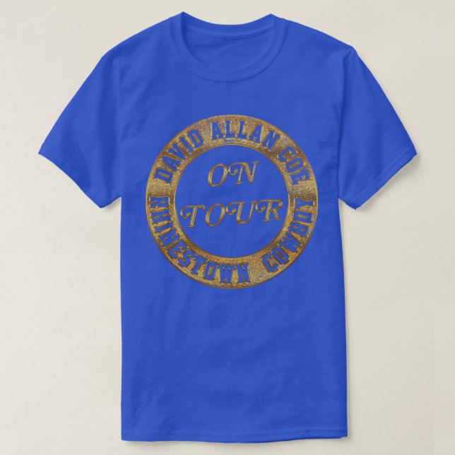 T-shirt David Allan Coe Rhinestone Cowboy Original Fan Art (Design devant)