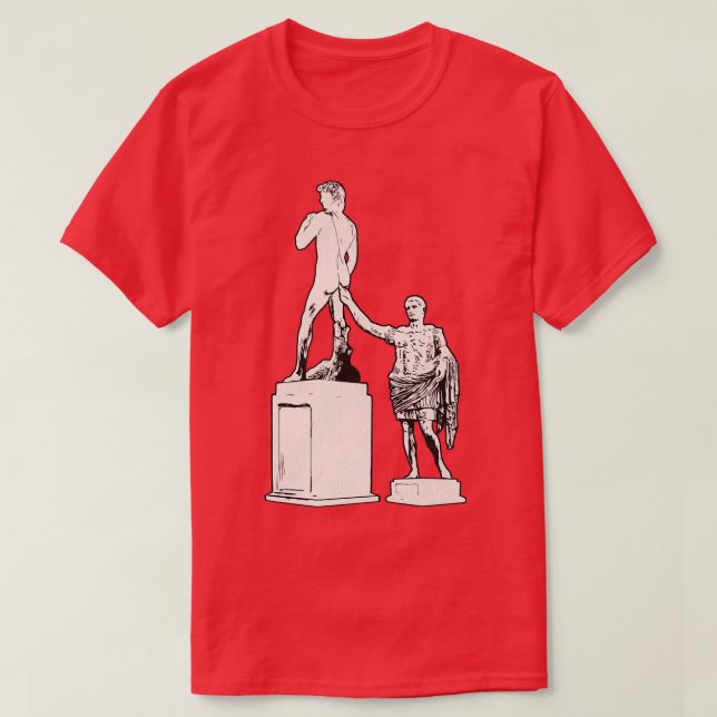 T-shirt David et César Butt Play (Design devant)