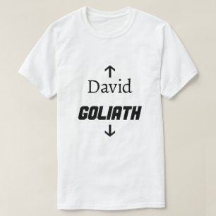 T-shirt David et Goliath Funny Shirt