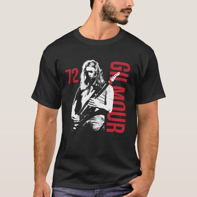 T-shirt David Gilmour  Gilmour 72 (Devant)