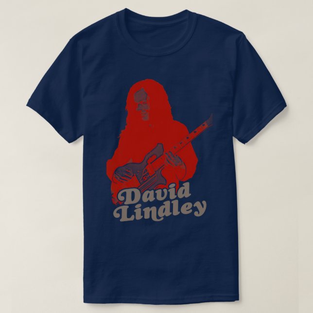 T-shirt David Lindley Rock Guitariste FanArt (Design devant)