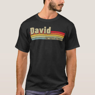 T-shirt David Nom Cadeau Personnalisé Anniversaire Drôle C