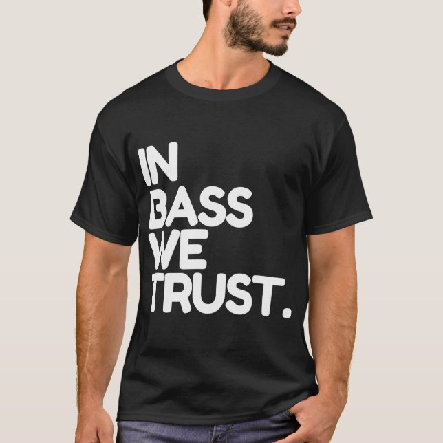 T-shirt Davie504 Merch En Bass Nous Faisons Confiance  (Devant)