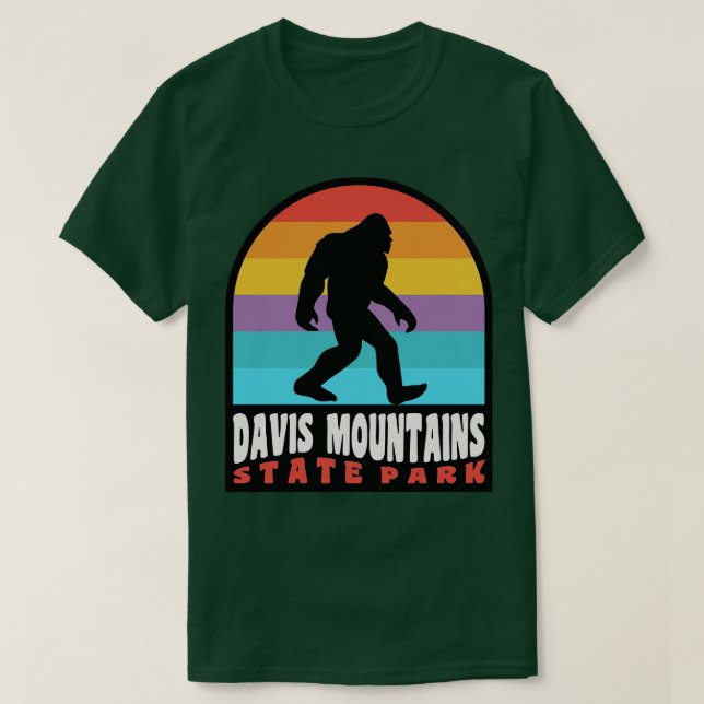 T-shirt Davis Mountains State Park Texas (Design devant)
