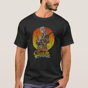 T-shirt Davy Crockett King Of The Of The Wild Frontier Vin