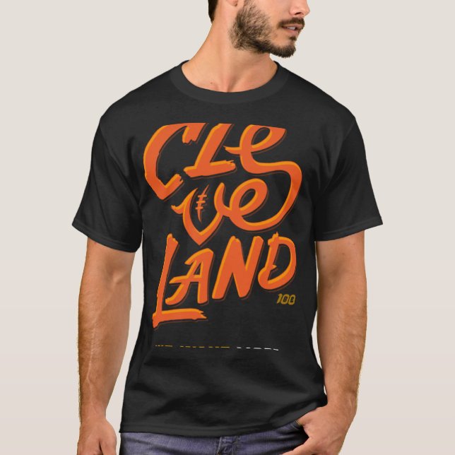 T-shirt Dawg Pound Playoff Football (Devant)