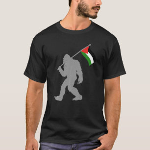 T-shirt Dawlat Filastin Ou Drapeau Palestinien Sur La Pale
