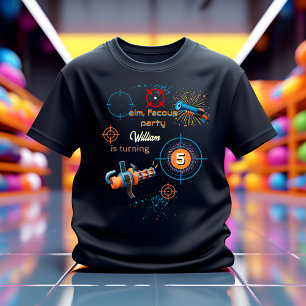 T-shirt Day Boy Cool Nerf Wars Party Top Gun 5e anniversai