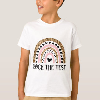 T-shirt Day Rock L'Enseignant De Test Funny Rainbow Testin