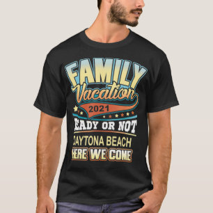 T-shirt Daytona Beach Famille Vacation 2021 Meilleurs souv