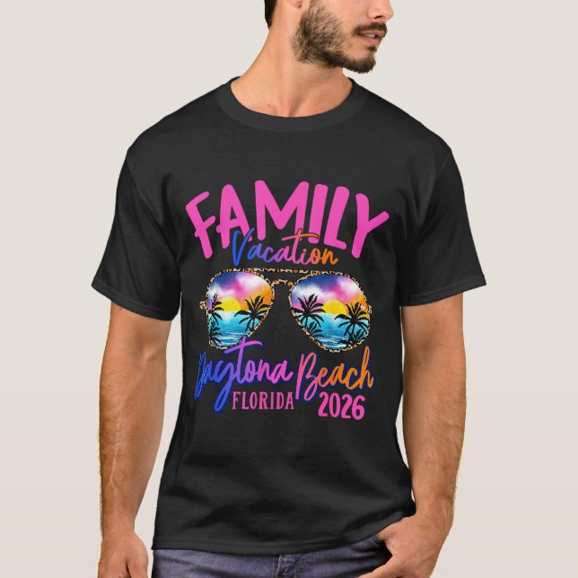 T-shirt Daytona Beach Florida Vacation 2026 Matching Famil (Devant)