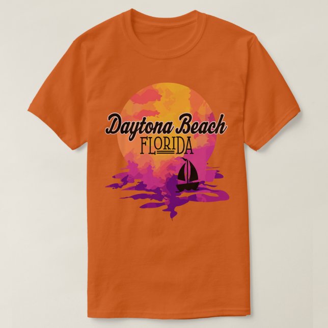 T-shirt Daytona Beach Floride (Design devant)