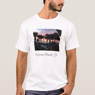 T-shirt Daytona Beach, lever de soleil de FL