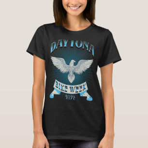 T-SHIRT DAYTONA BEACH VÉLO WEEK EAGLE 2023 VINTAGE À FRON
