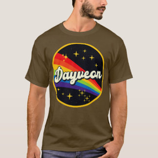 T-shirt Dayveon Arc-en-ciel dans l'espace Style Vintage