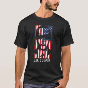 T-shirt Db Cooper American Flag 1971 Skyjacking Heist