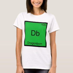 T-shirt Db - Dragonborn Funny Chimie Élément Symbole Tee