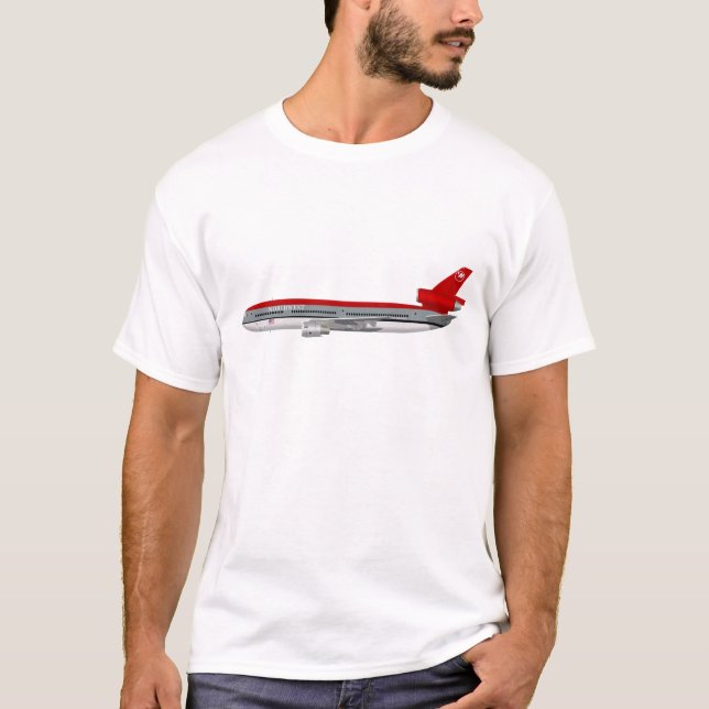 T-shirt DC-10 N234NW du nord-ouest de McDonnell Douglas (Devant)