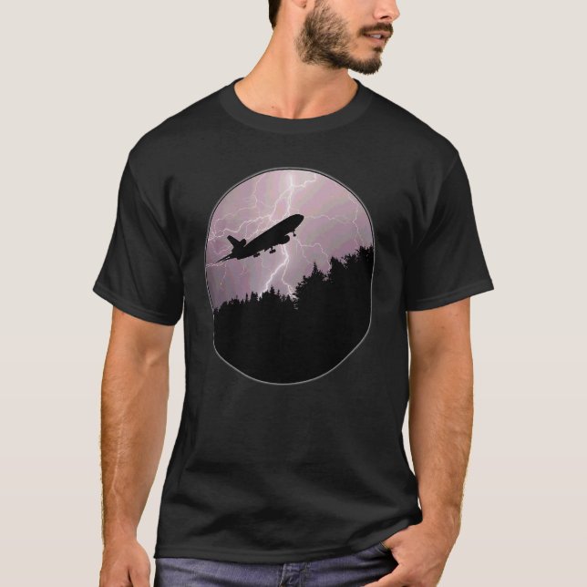 T-shirt Dc 10 Repérage Des Avions À Passagers (Devant)
