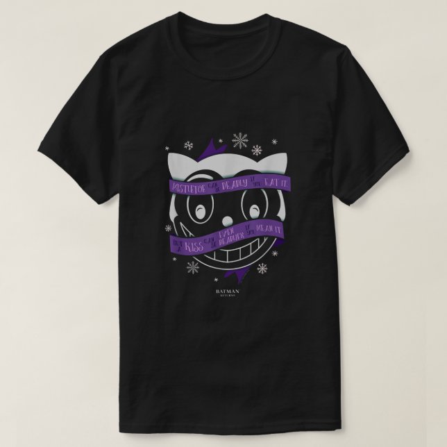 T-shirt DC Comics Batman retourne Mistletoe Cat (Design devant)