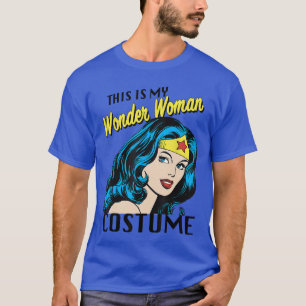 T-shirt DC Comics Ceci est mon texte de costume de Wonder 