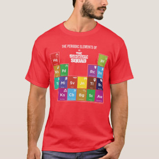 T-shirt DC Comics Suicide Squad Periodic Elements friends