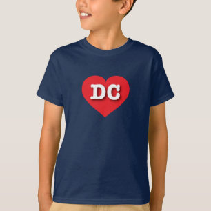 T-shirt DC Red Heart - J'aime DC