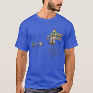 T-shirt DCP nourrissant les pigeons 2