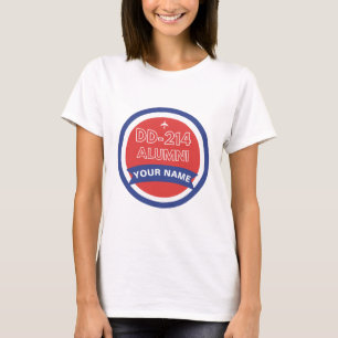 T-shirt DD-214 Alumni Retraite personnalisée de la force a