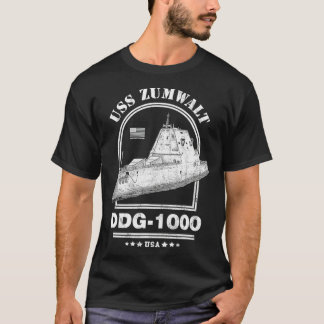 T-shirt DDG1000 USS Zumwalt 