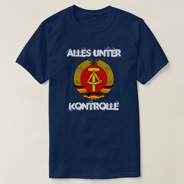 T-shirt DDR Allemagne de l'Est (Design devant)