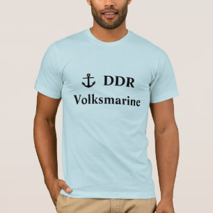 T-shirt DDR Volksmarine, marine d'Allemagne de l'Est