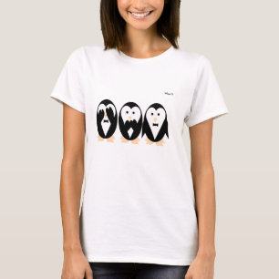 T-shirt de 3 femmes de pingouins