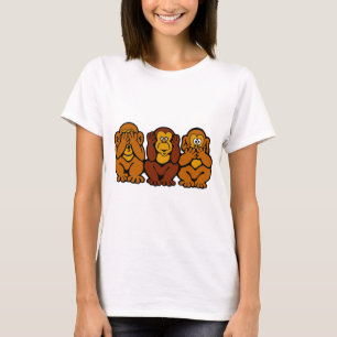 T-shirt de 3 petit singes