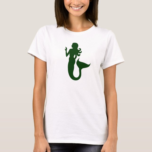 T-shirt de Babydoll de la sirène des dames (Devant)