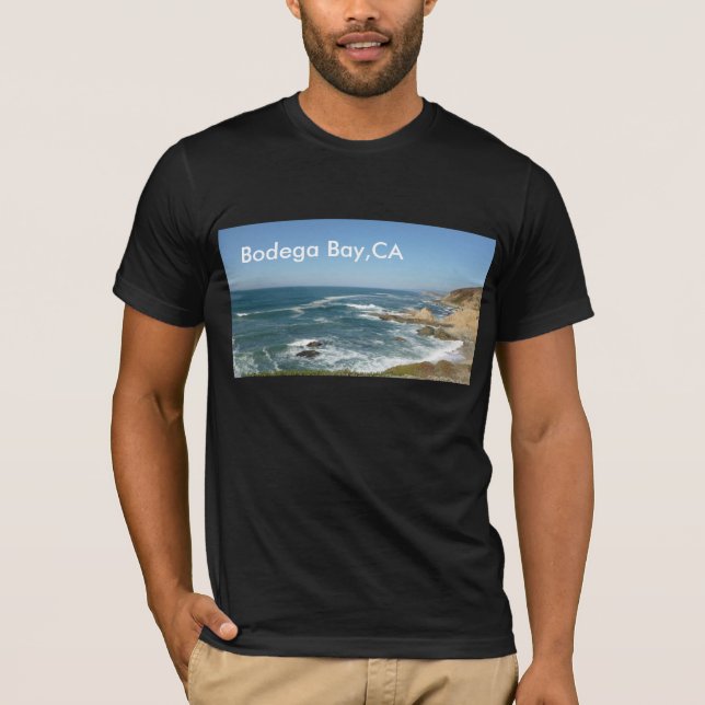 T-shirt de baie de Bodega (Devant)