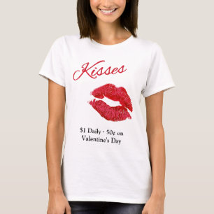 T-shirt de baisers