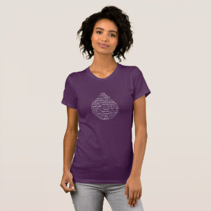 T-shirt de baisse d'huile essentielle
