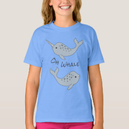 T-shirt de baleine de Narwhal oh (enfant)