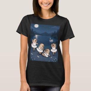 T-Shirt de ballerine ours au clair de lune