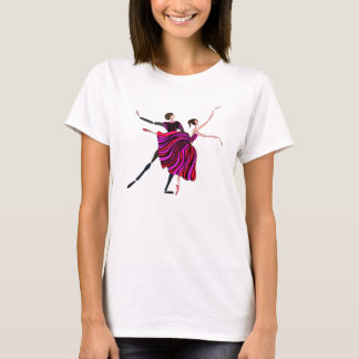 T-SHIRT DE BALLET, COUPLE DE DANSE DE BALLET, ROMA