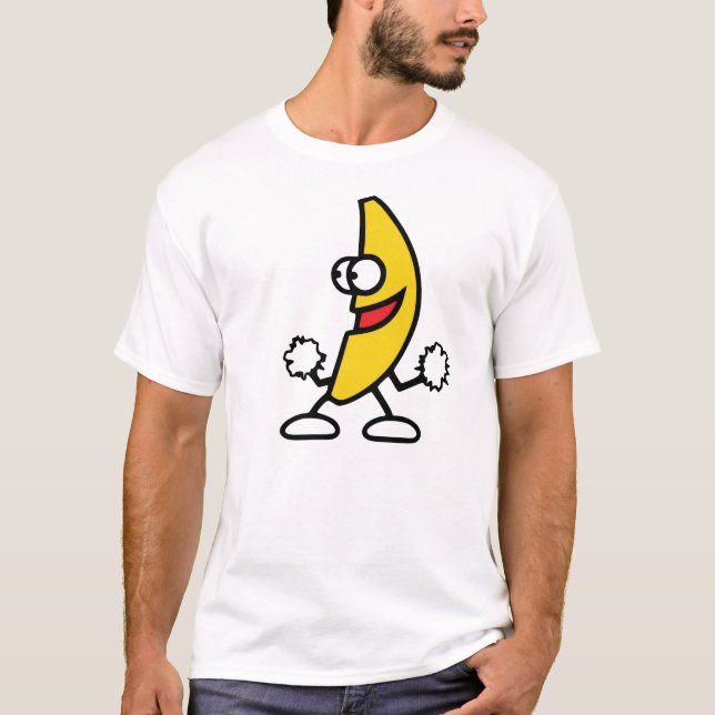 T-shirt de banane de danse (Devant)