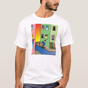 T-shirt de bande dessinée de facteur d'embuscade